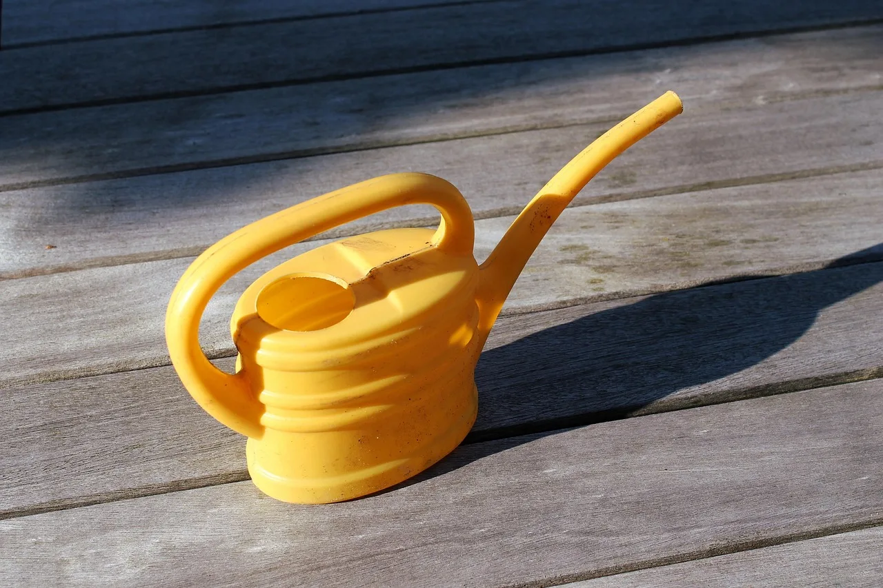 watering, watering can, gardening, irrigation, garden, water, yellow, irrigate, yard, nature, plastic. How CRA and NRCan programmes cut costs for Canadians upgrading yards