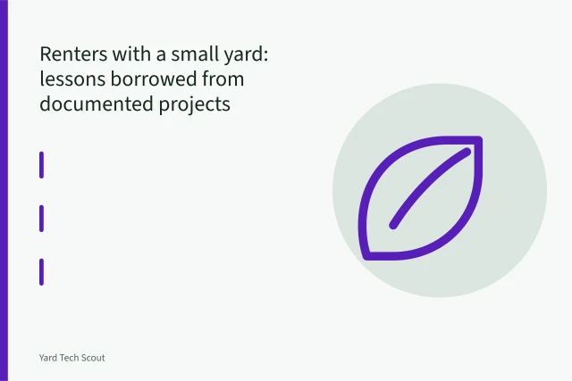 High tunnel hoop house with plastic film covering vegetable rows on a small plot. Renters with a small yard: lessons borrowed from documented projects
