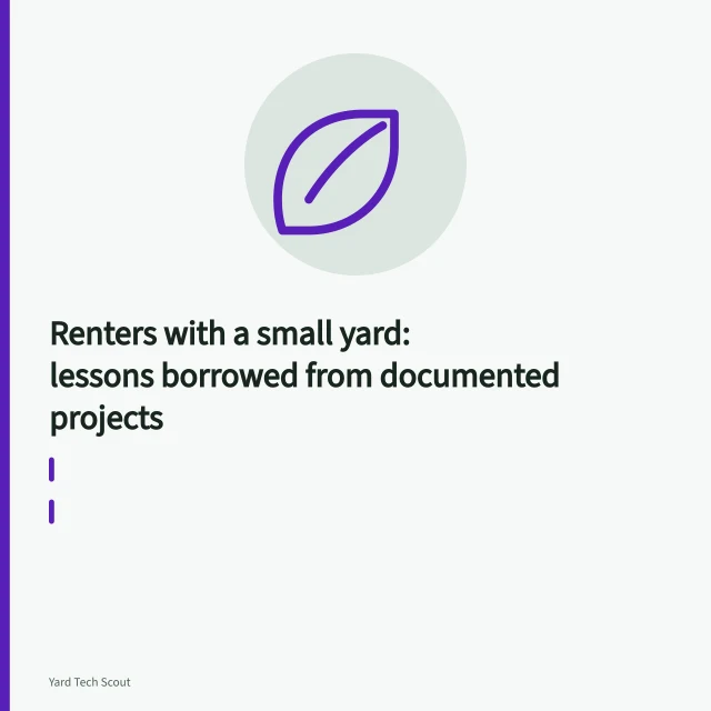 High tunnel hoop house with plastic film covering vegetable rows on a small plot. Renters with a small yard: lessons borrowed from documented projects