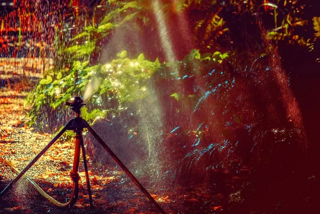 sprinkler, irrigation, backlighting, water, spray, splash, spraying, hose, wet, gardening, summer, heatwave, nature, irrigation, irrigation, irrigation, heatwave, heatwave, heatwav